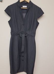 Calvin Klein grey dress